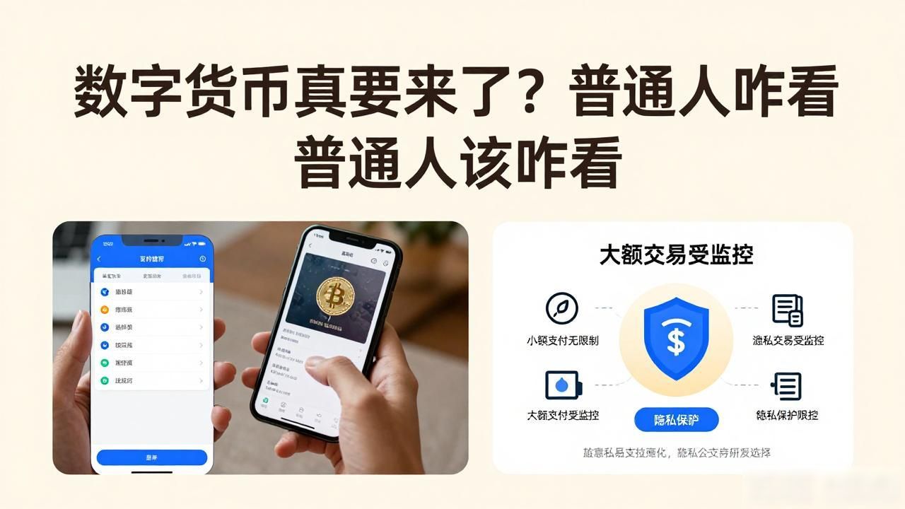 数字货币真要来了?普通人该咋看