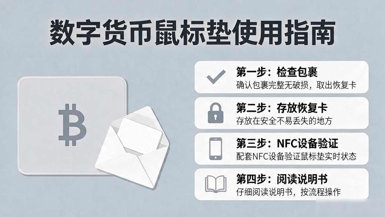 数字货币鼠标垫怎么用？新手必备使用指南