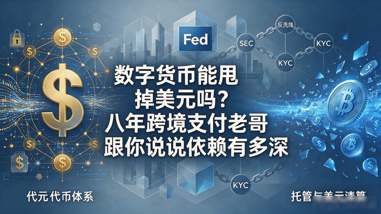 数字货币能甩掉美元吗？八年跨境支付老哥跟你说说依赖有多深