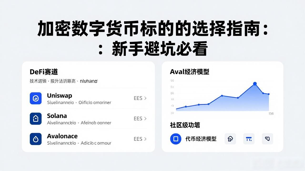 加密数字货币标的选择指南：新手避坑必看