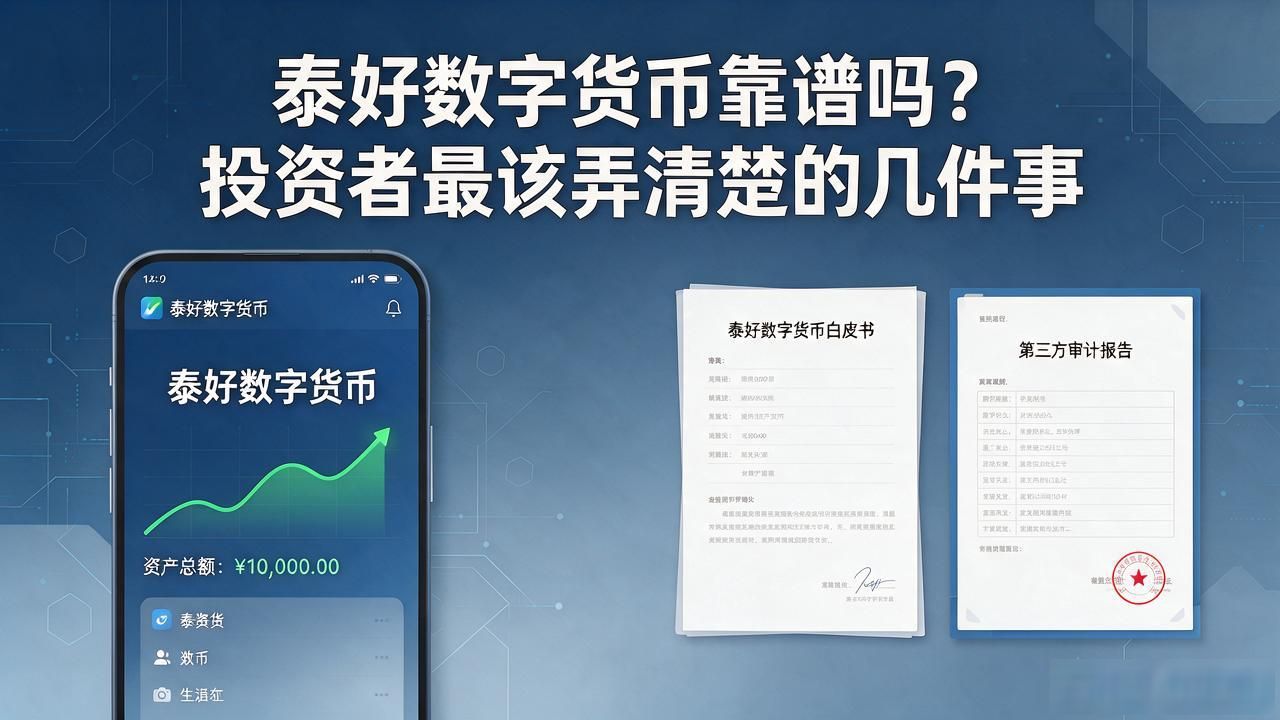 泰好数字货币靠谱吗？投资者最该弄清楚的几件事