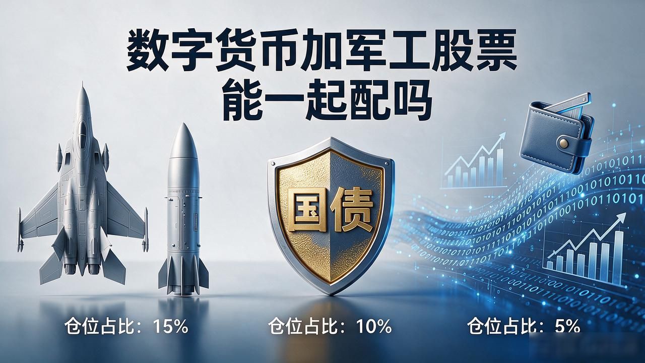 数字货币加军工股票能一起配吗 2026年散户盯住这几个信号