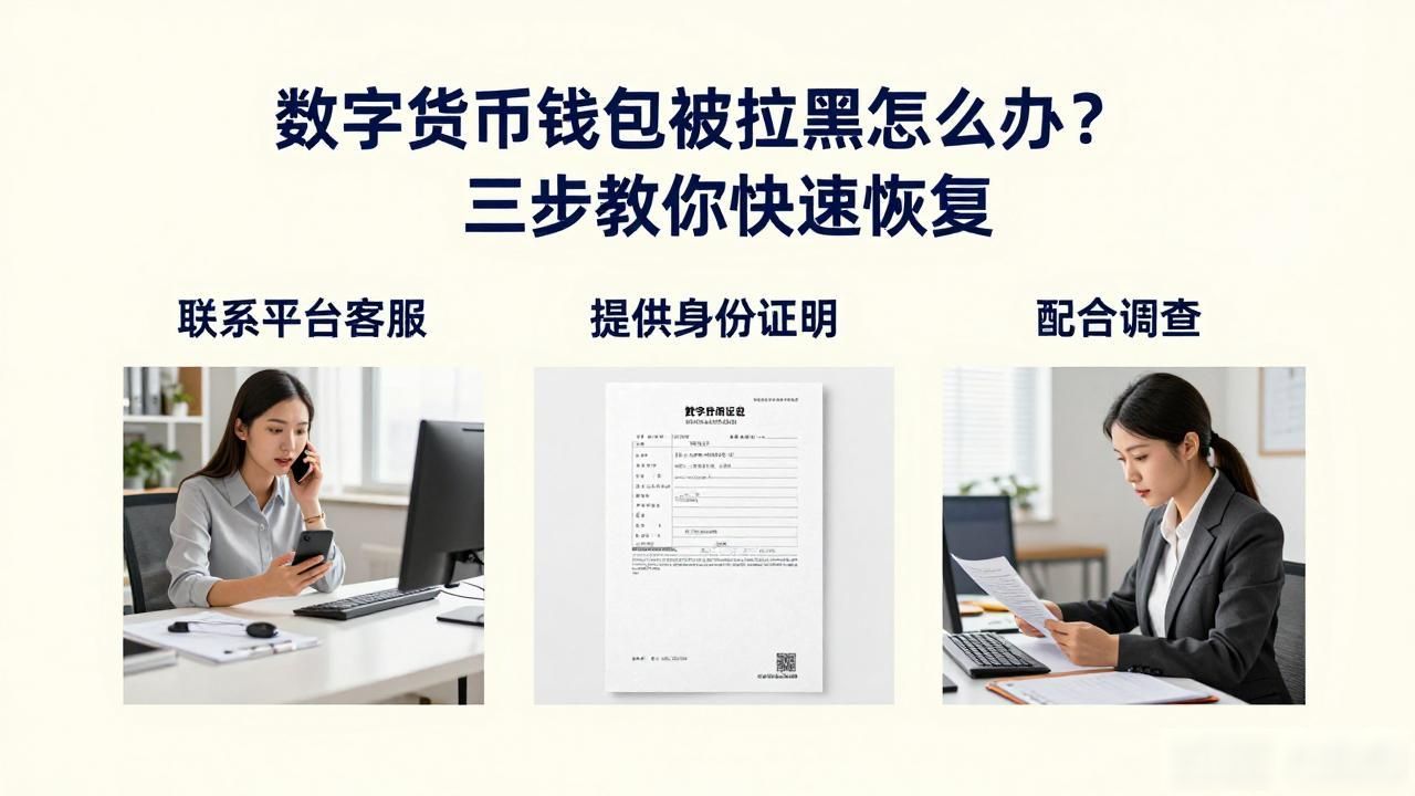 数字货币钱包被拉黑怎么办？三步教你快速恢复