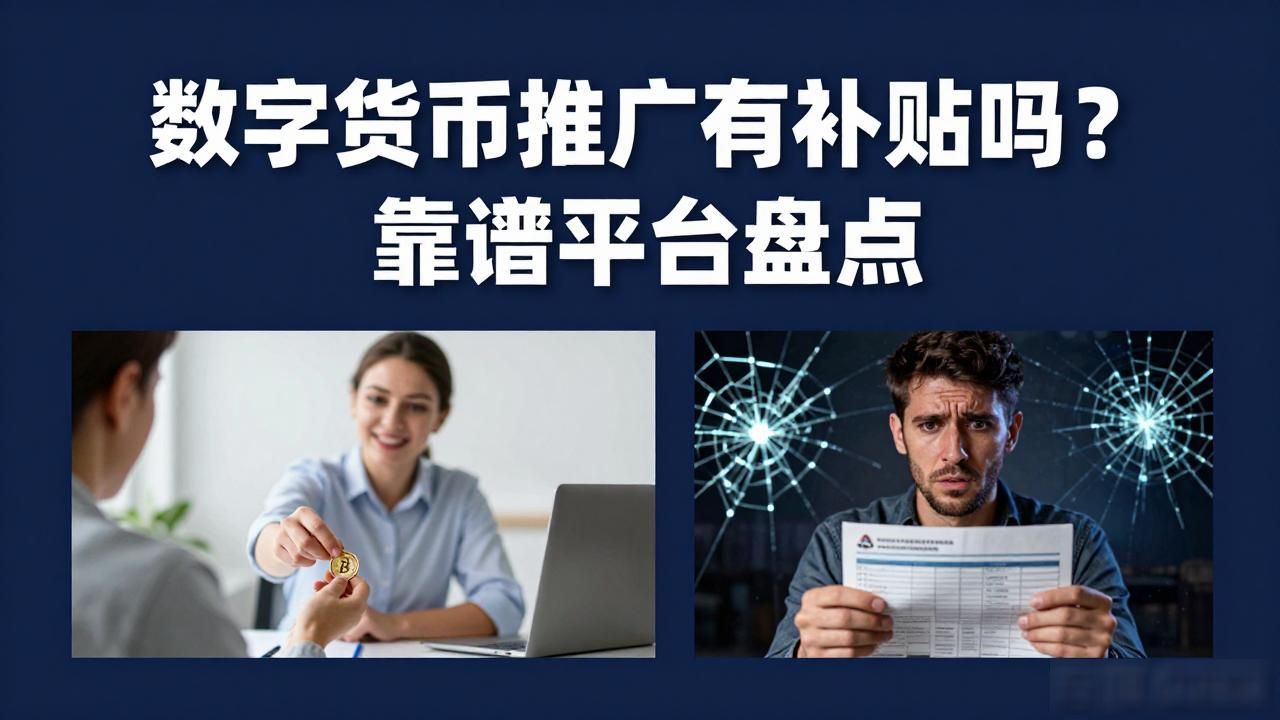 数字货币推广有补贴吗?靠谱平台盘点