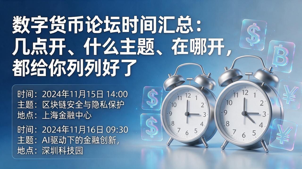 数字货币论坛时间_论坛时间管理_数字货币论坛关键节点