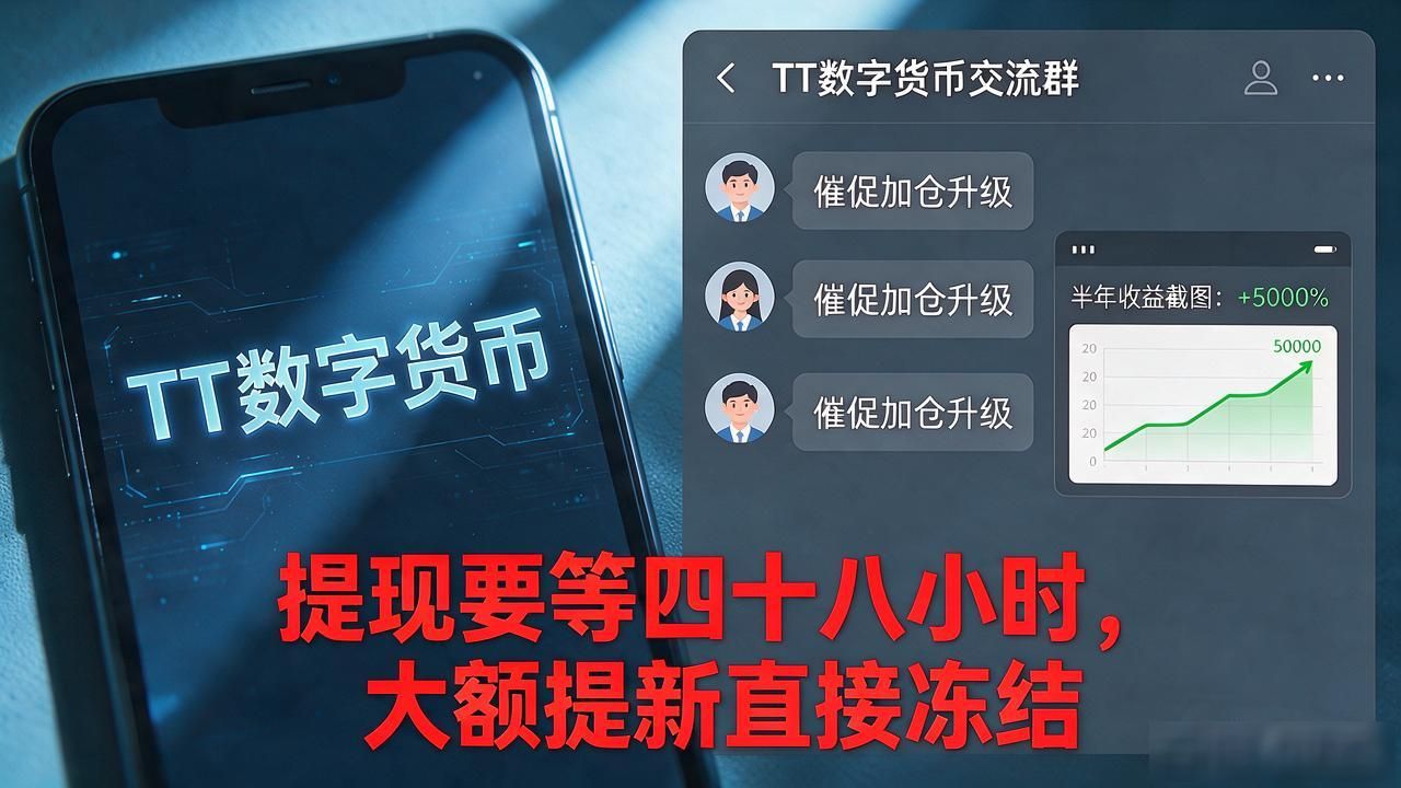 TT数字货币靠谱吗？被拉进群两周，我劝你别再往里投了