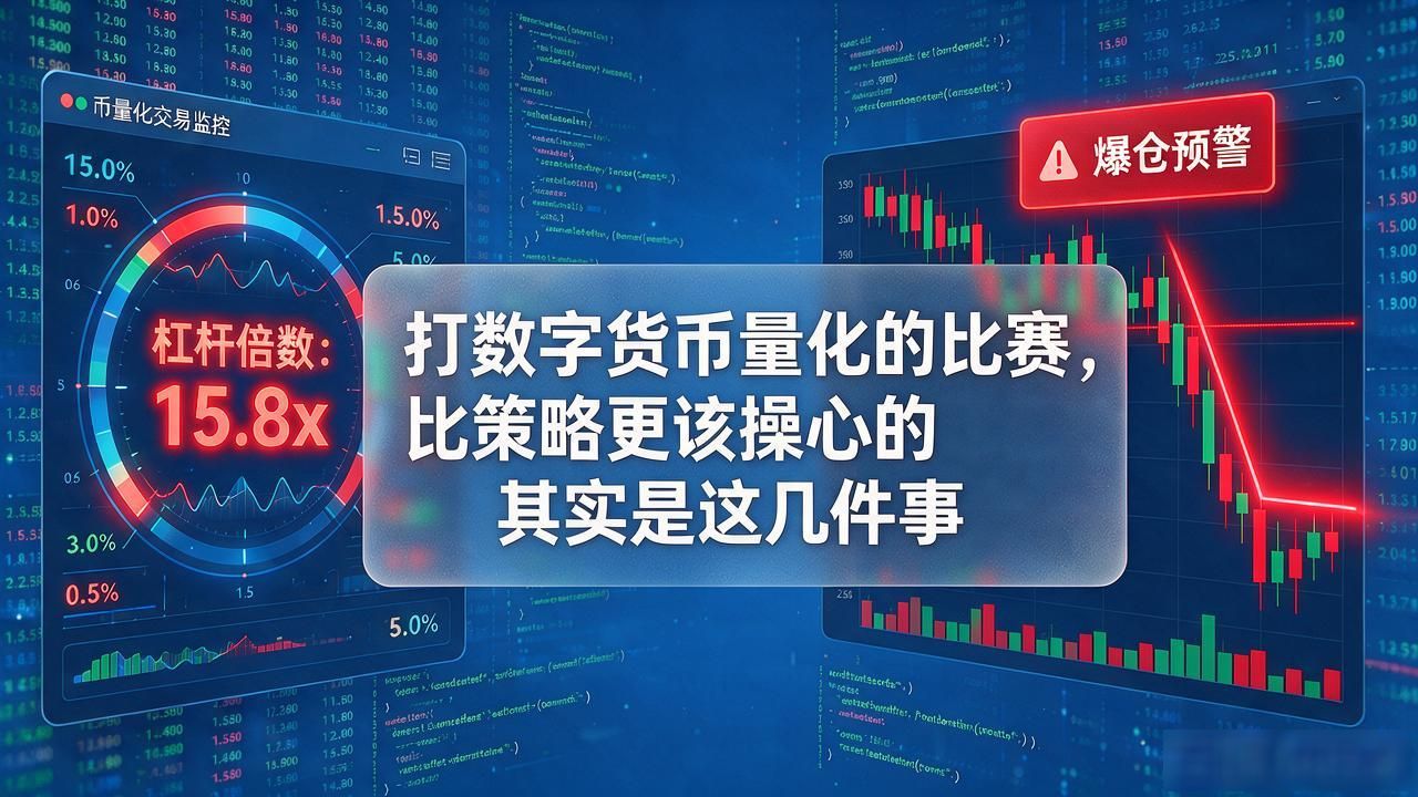 打数字货币量化的比赛，比策略更该操心的其实是这几件事
