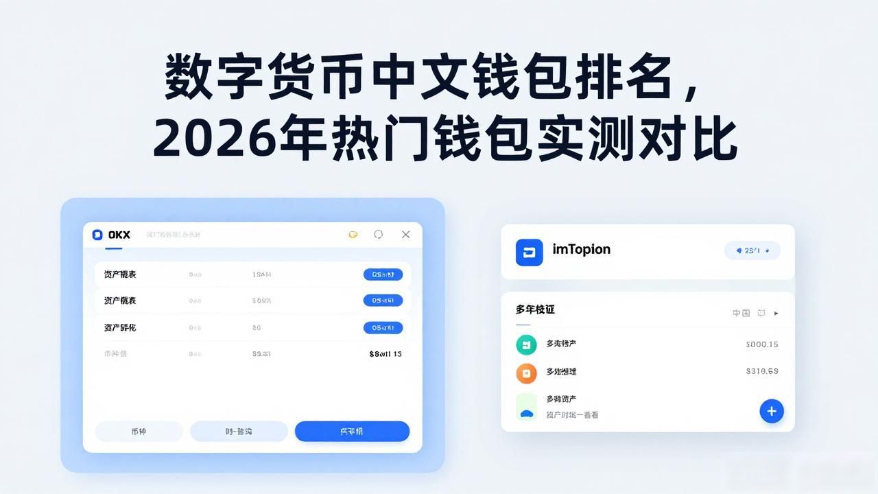 数字货币中文钱包排名，2026年热门钱包实测对比