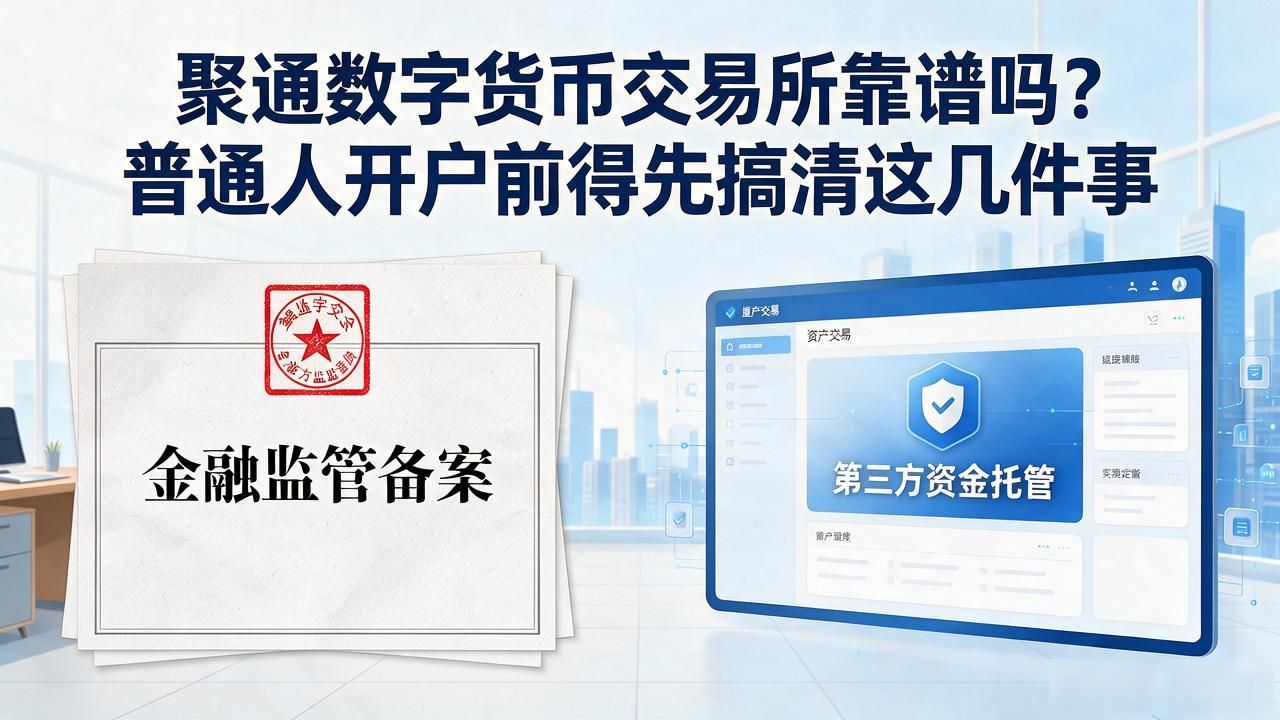 聚通数字货币交易所靠谱吗？普通人开户前得先搞清这几件事