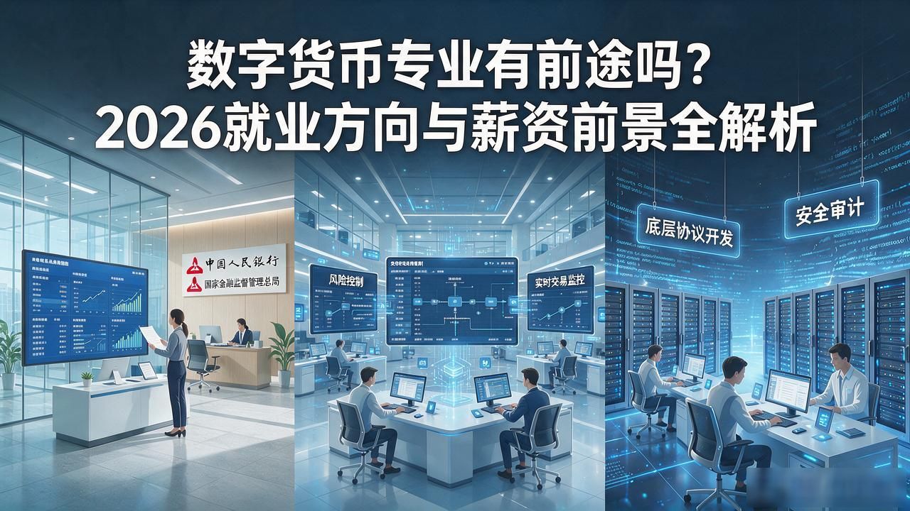 数字货币专业有前途吗？2026就业方向与薪资前景全解析