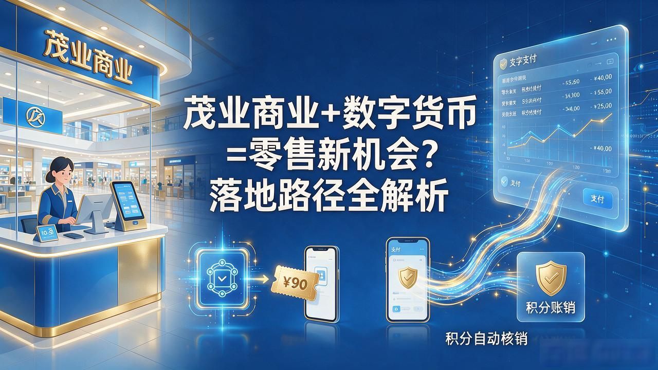 茂业商业+数字货币=零售新机会？落地路径全解析