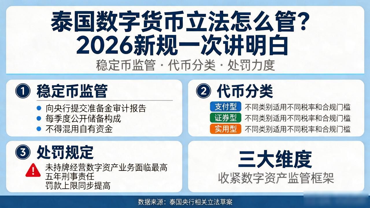 泰国数字货币立法怎么管？2026新规一次讲明白