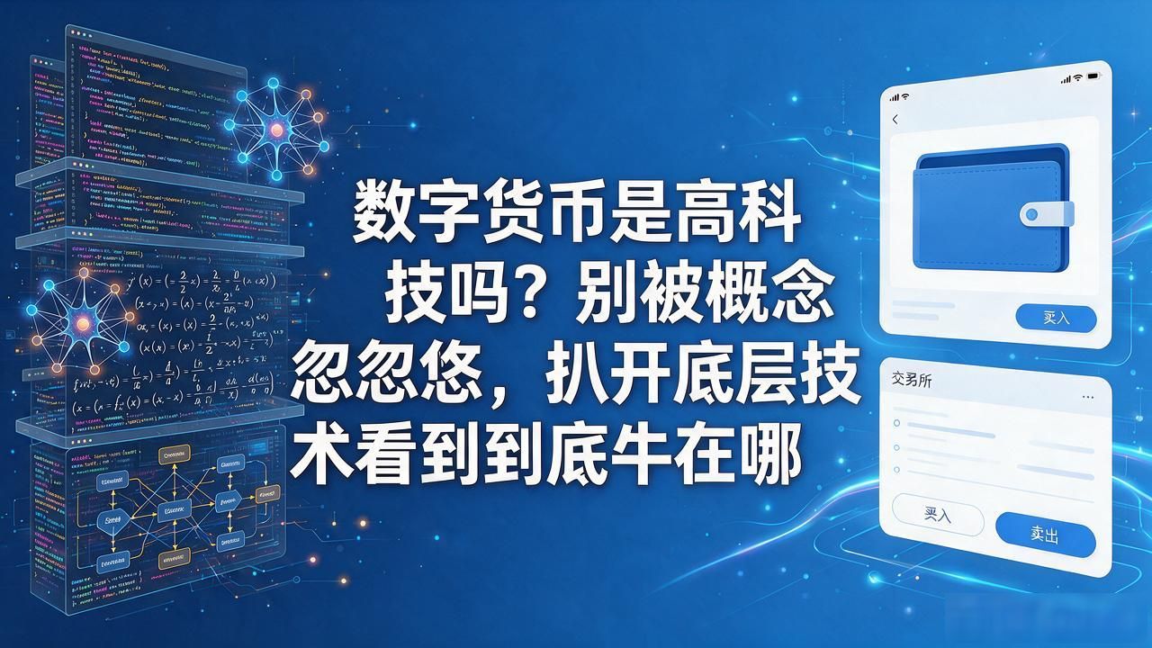 数字货币是高科技吗？别被概念忽悠，扒开底层技术看看到底牛在哪