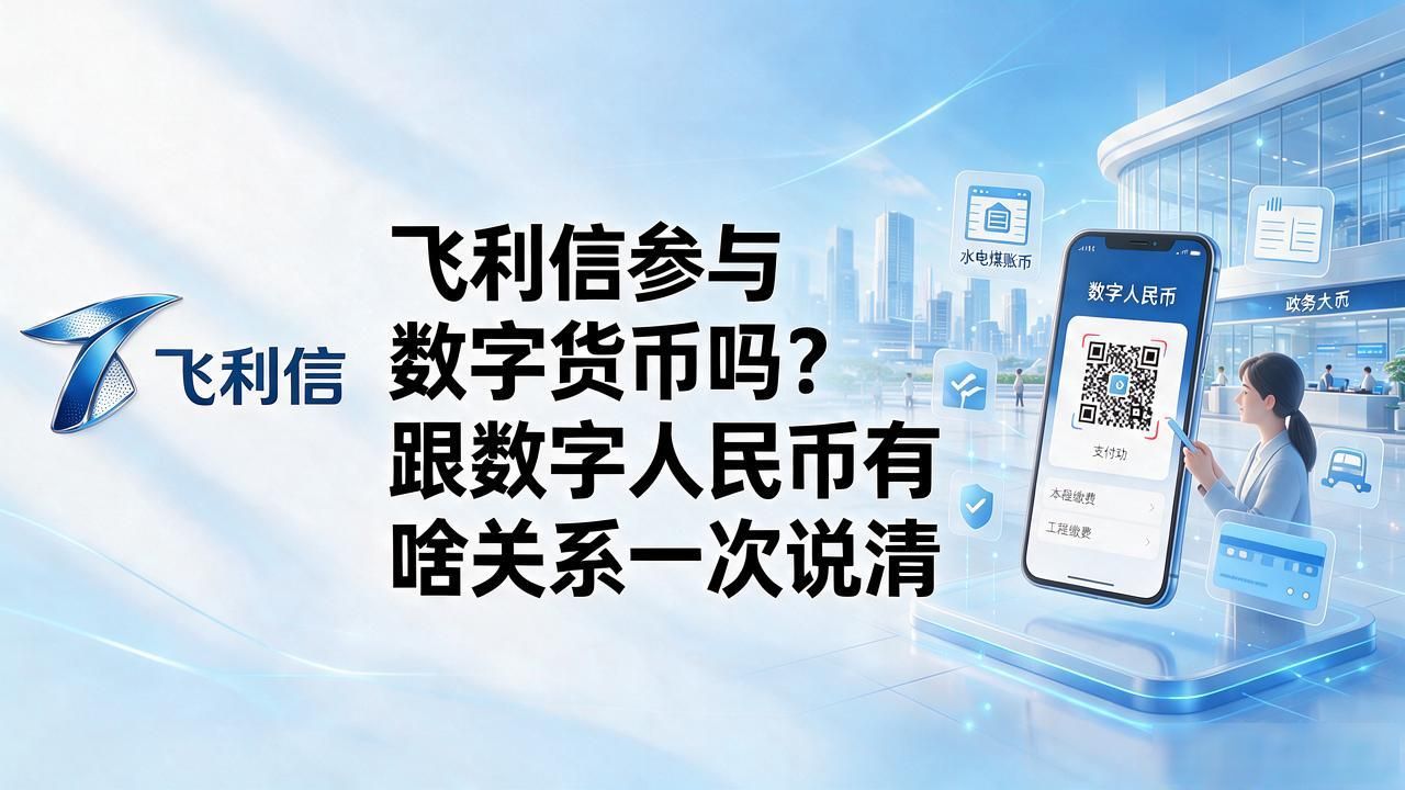 飞利信参与数字货币吗?跟数字人民币有啥关系一次说清