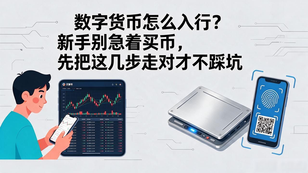 数字货币怎么入行？新手别急着买币，先把这几步走对才不踩坑