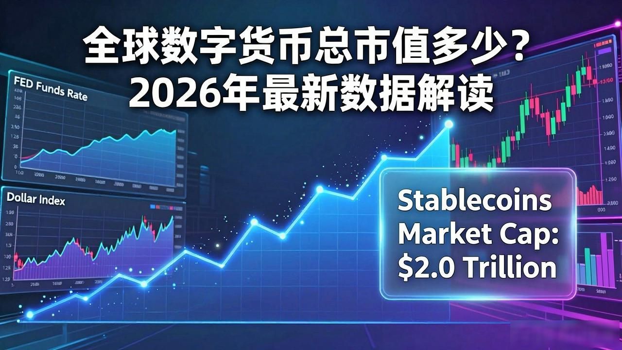全球数字货币总市值多少？2026年最新数据解读