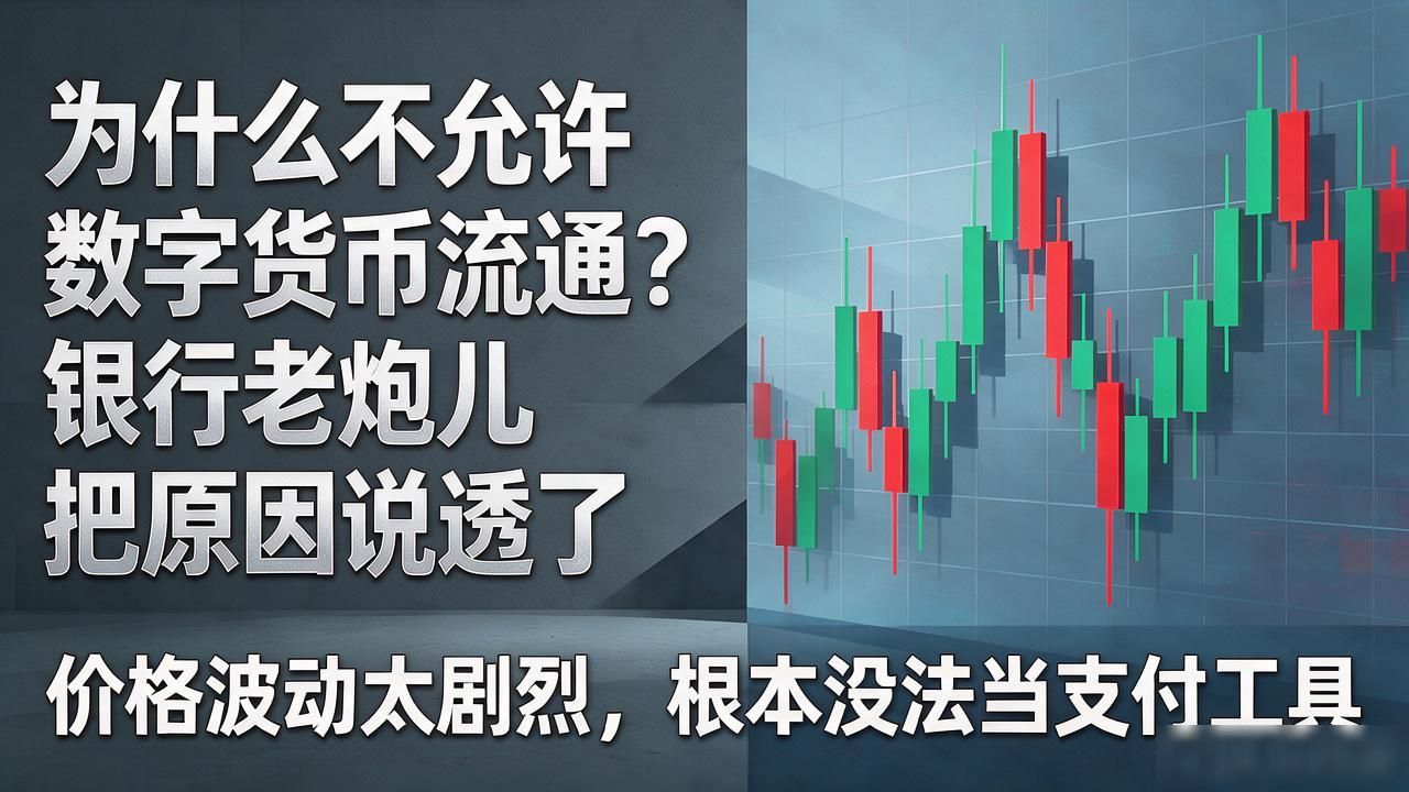 为什么不允许数字货币流通？银行老炮儿把原因说透了