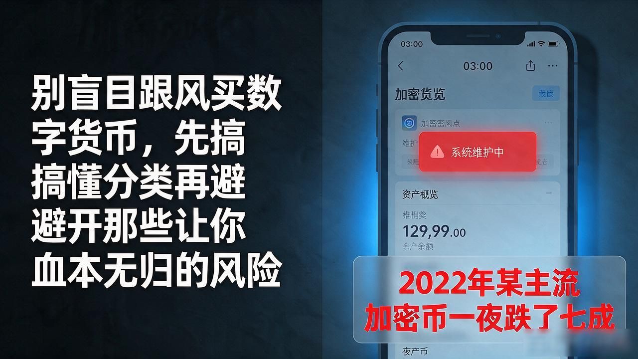 别盲目跟风买数字货币，先搞懂分类再避开那些让你血本无归的风险