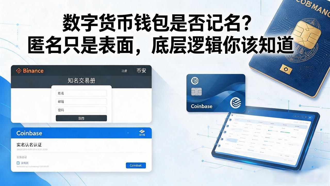 数字货币钱包是否记名？匿名只是表面，底层逻辑你该知道