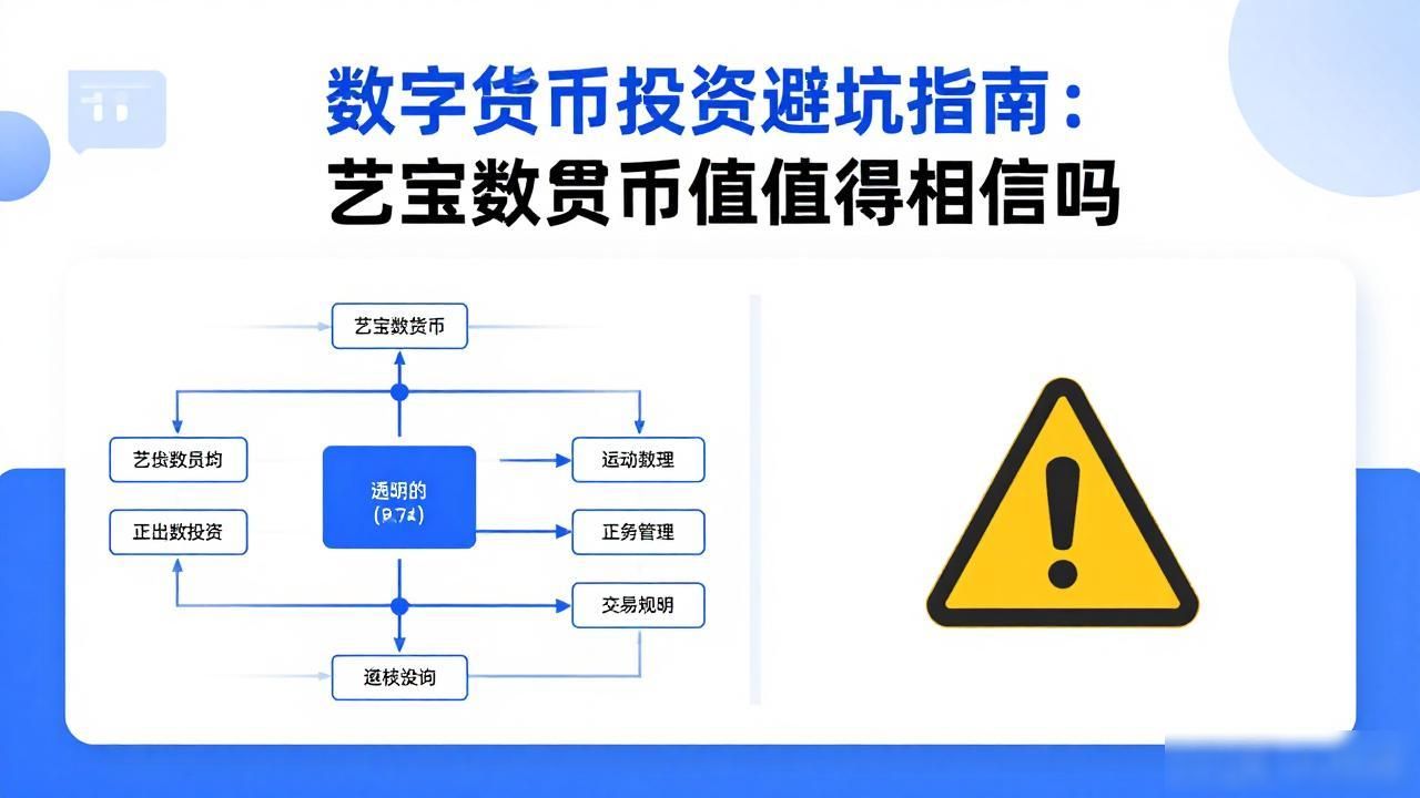 数字货币投资避坑指南：艺宝数字货币值得相信吗