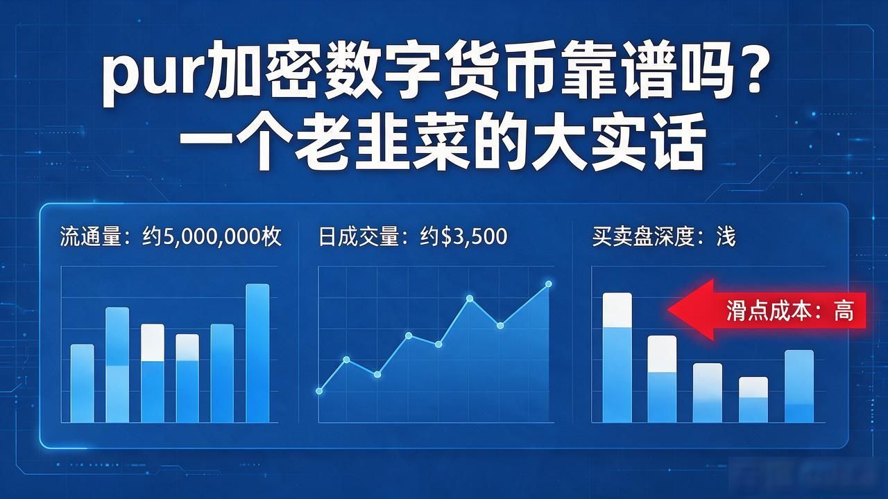 pur加密数字货币靠谱吗？一个老韭菜的大实话