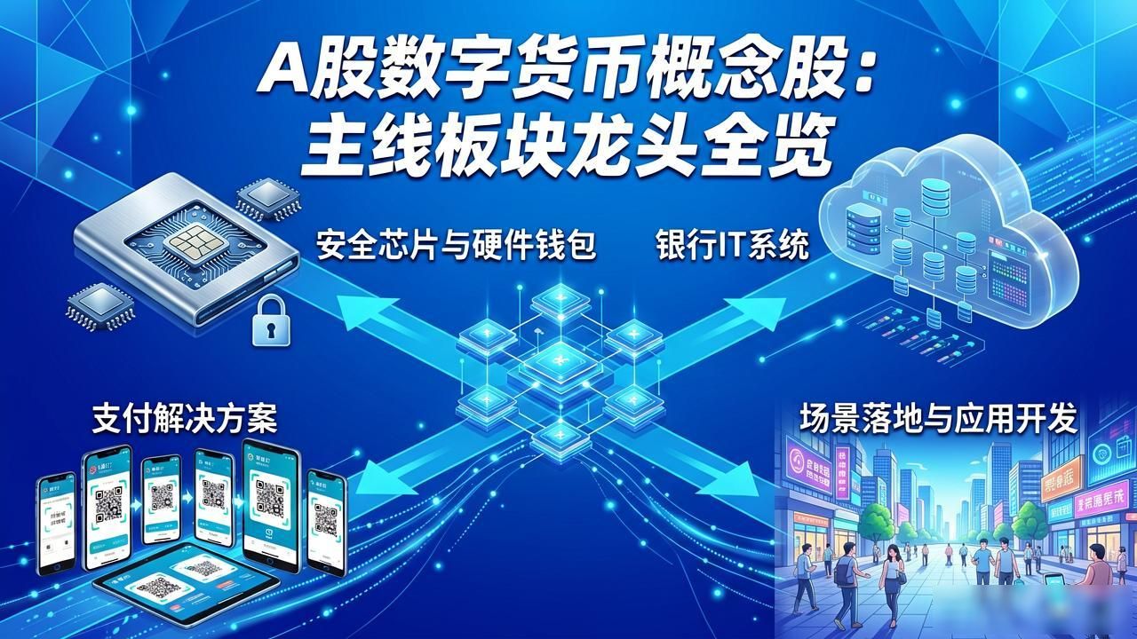 A股数字货币概念股:主线板块龙头全览