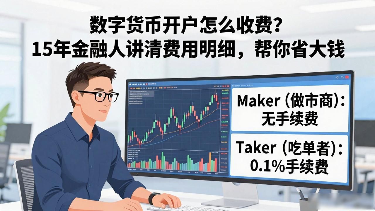 数字货币开户怎么收费？15年金融人讲清费用明细，帮你省大钱