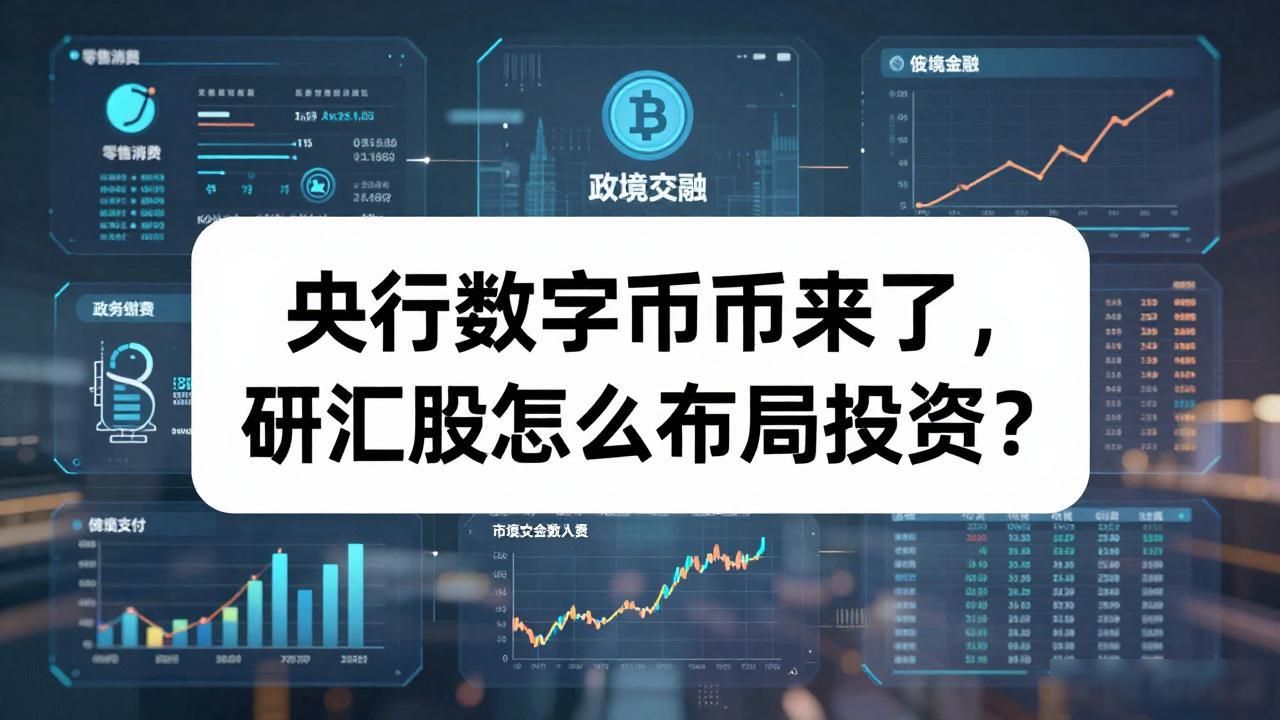 央行数字货币来了，研汇股怎么布局投资？