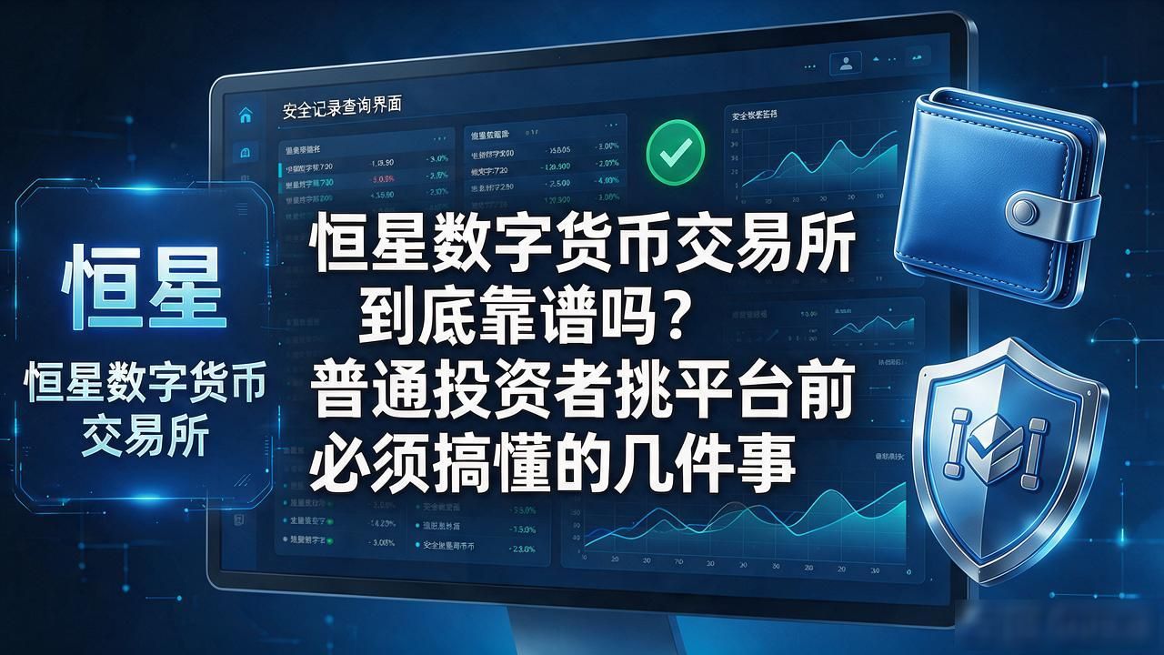 恒星数字货币交易所到底靠谱吗？普通投资者挑平台前必须搞懂的几件事