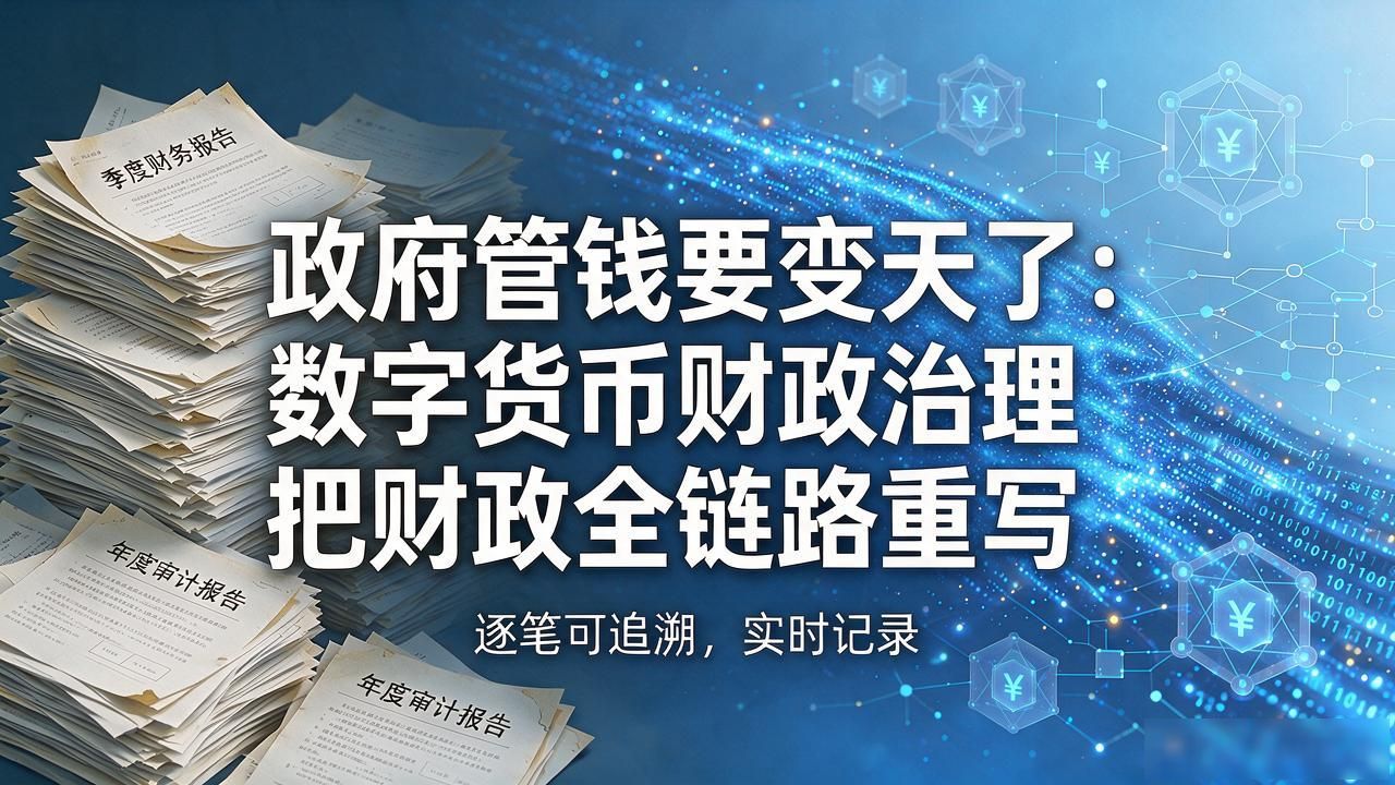 政府管钱要变天了:数字货币财政治理把财政全链路重写