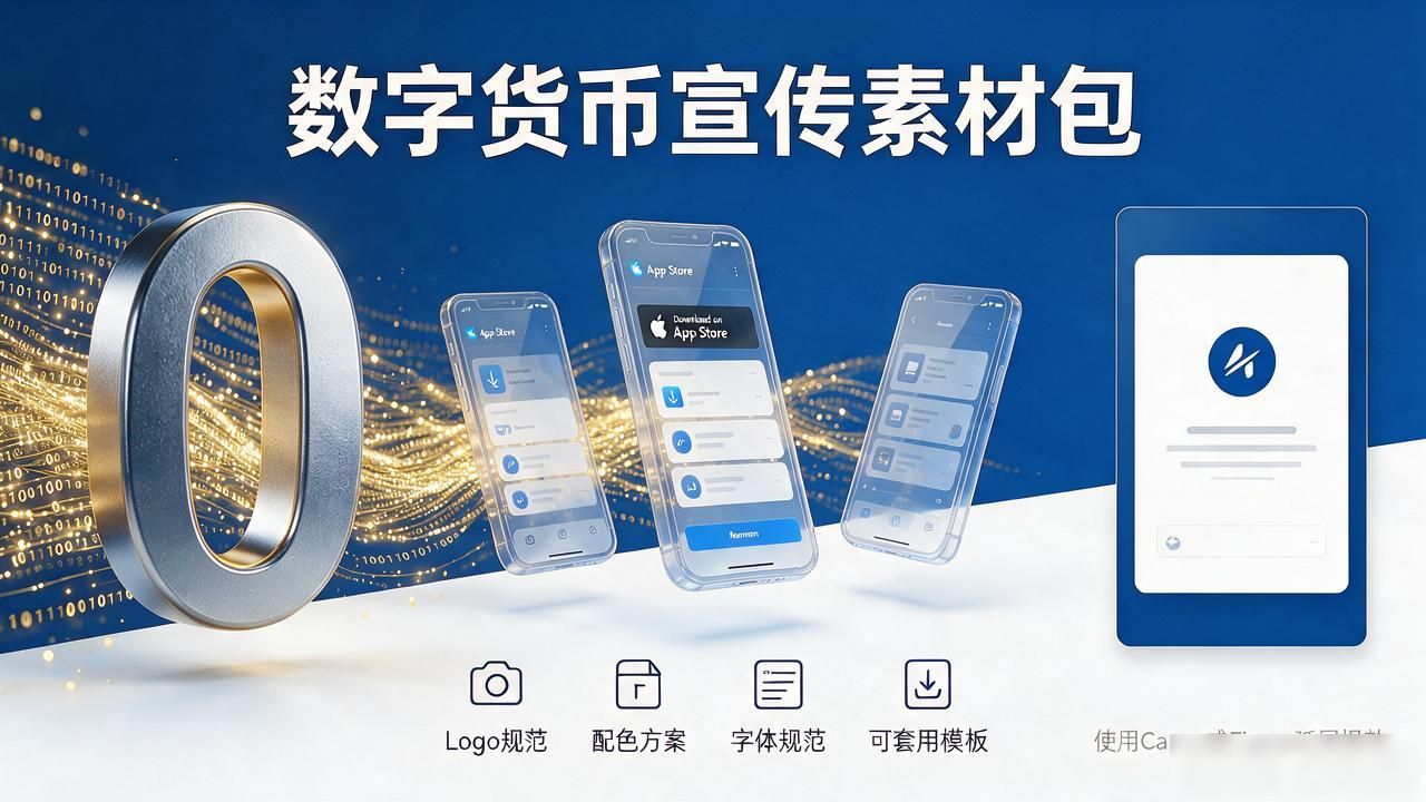 数字货币宣传素材模板怎么用,看这篇就够了