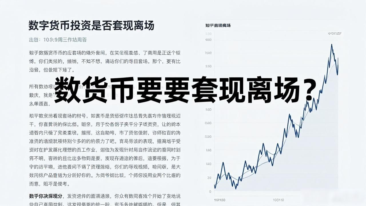 数字货币要不要套现离场？知乎高赞回答总结