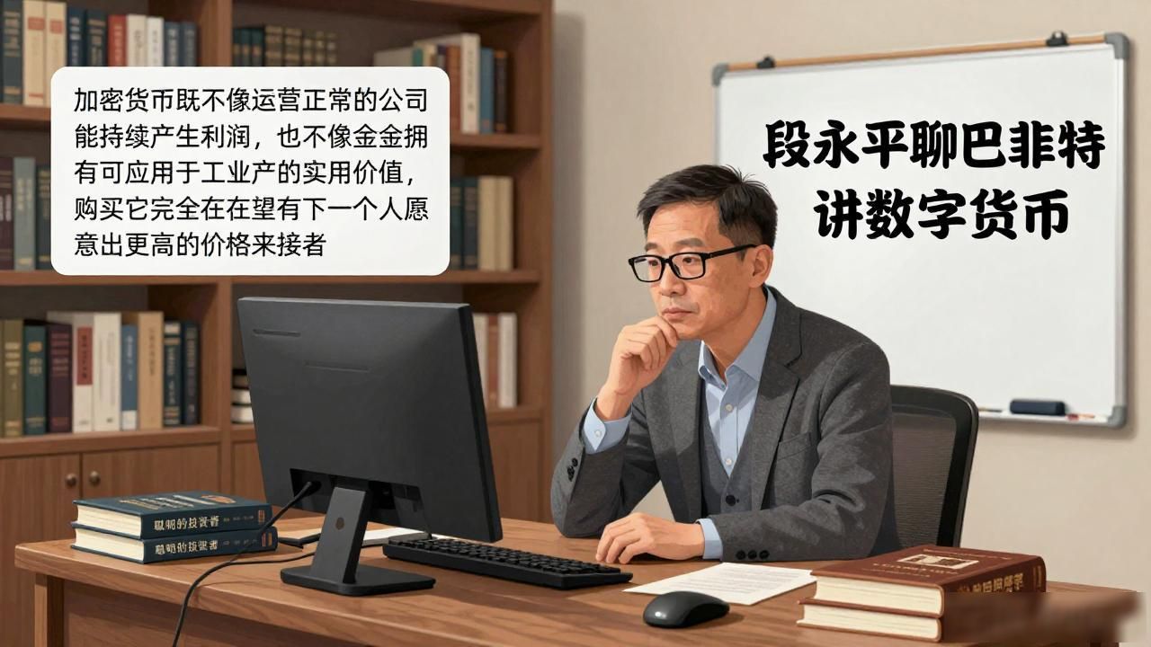 段永平聊巴菲特讲数字货币视频：价值投资者怎么看加密货币