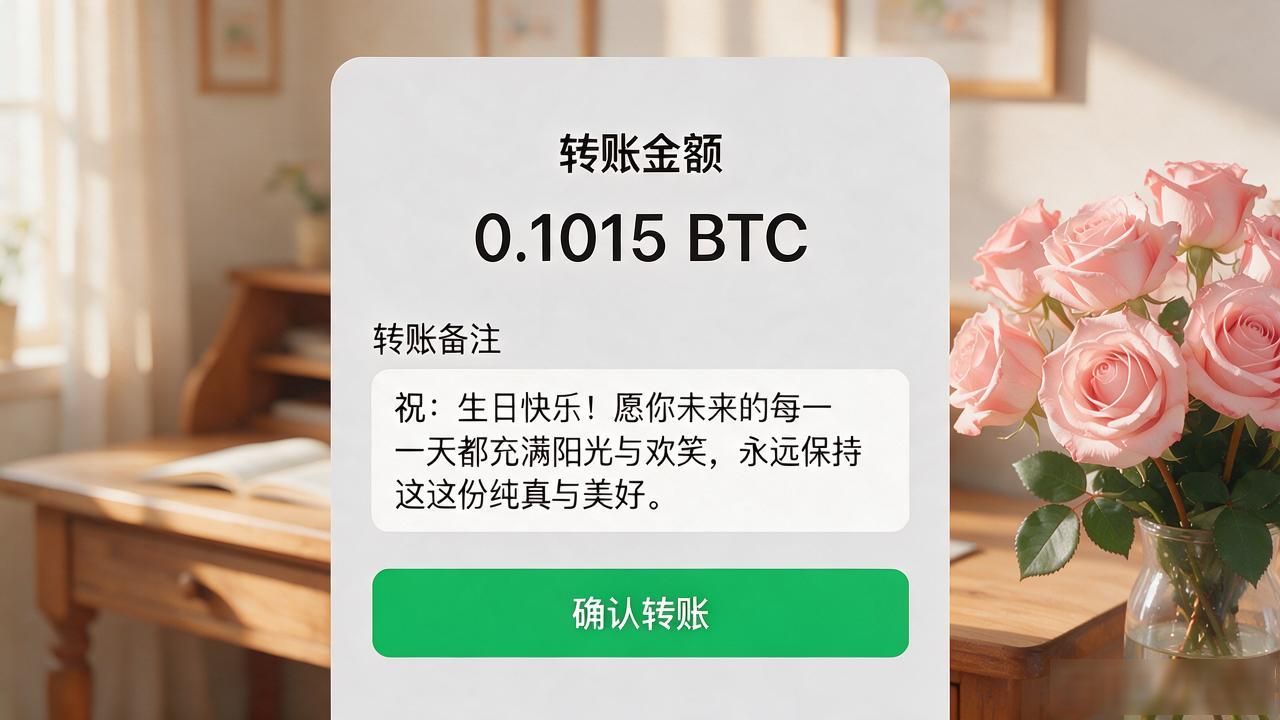 生日数字货币时间怎么定?纪念转账选几点最有心意