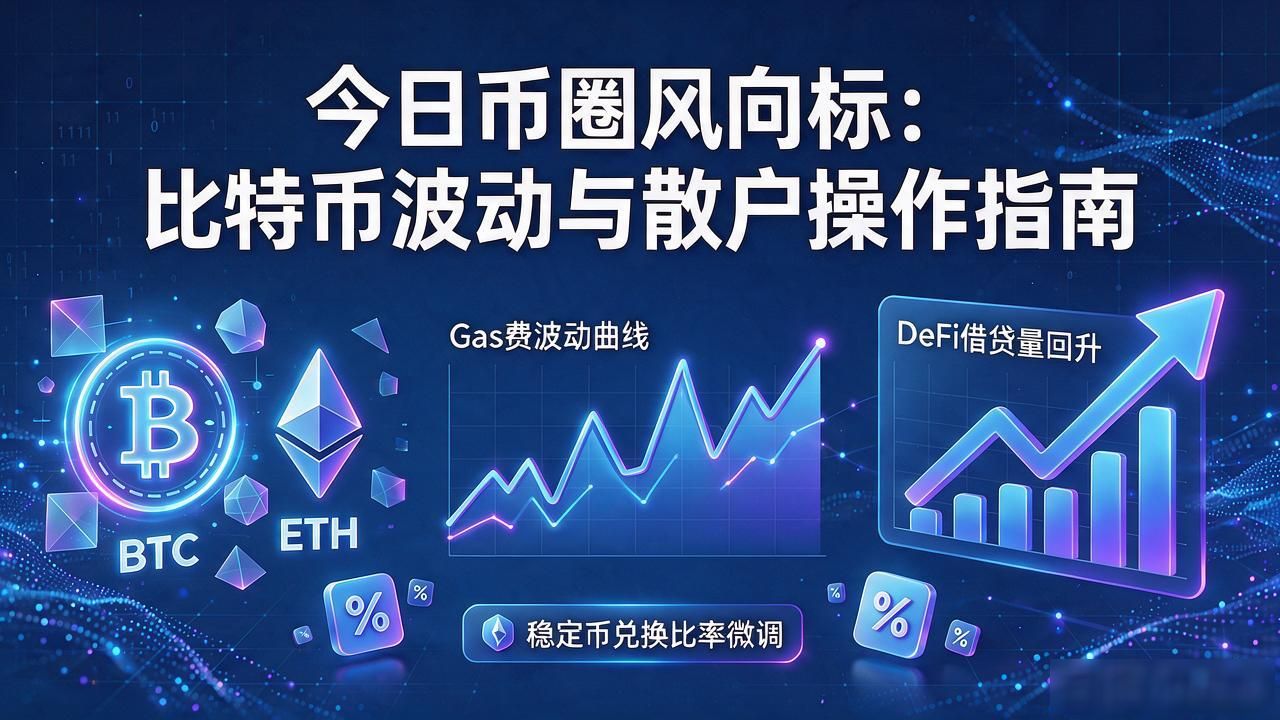 今日币圈风向标：比特币波动与散户操作指南
