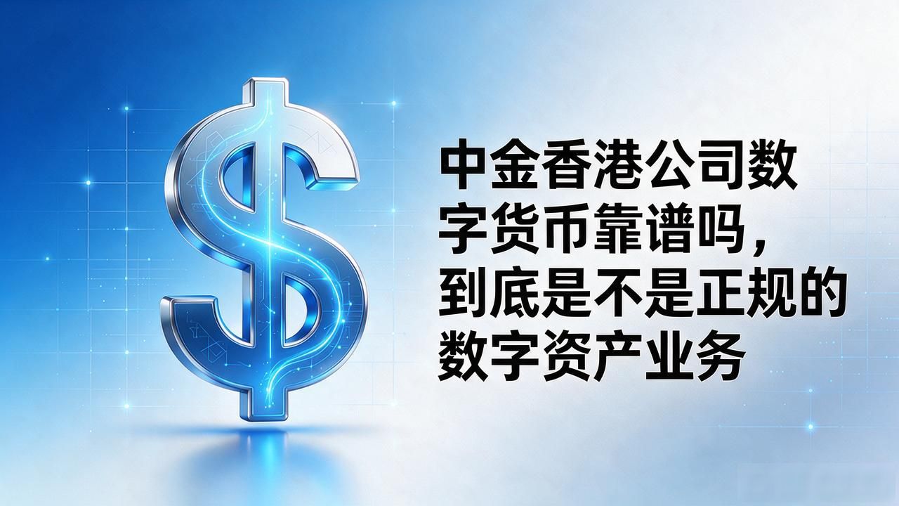 中金香港公司数字货币靠谱吗，到底是不是正规的数字资产业务