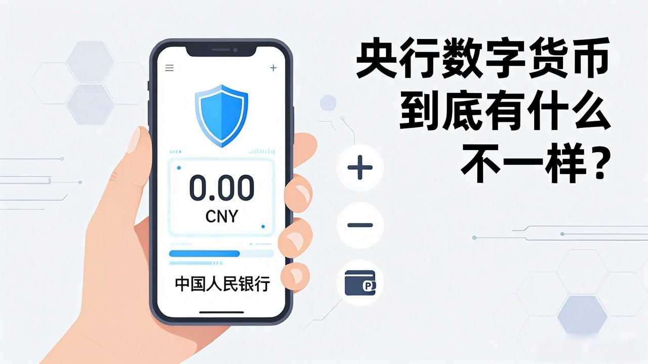 央行数字货币到底有什么不一样？
