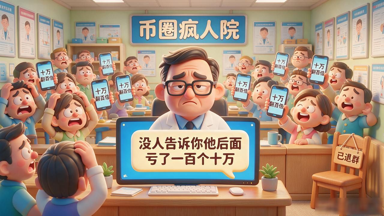 数字货币疯人院院长：币圈满仓梭哈的人，全是我门诊的病号