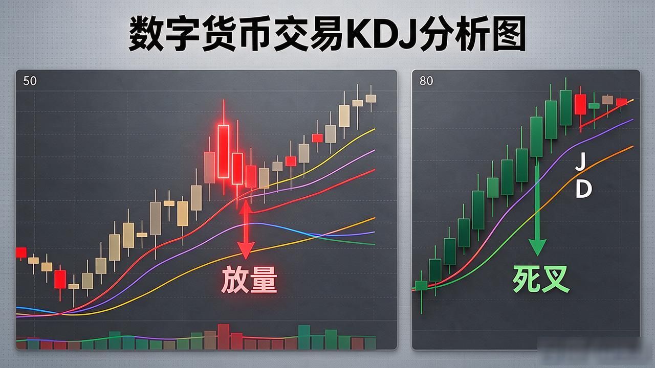 数字货币交易中KDJ指标怎么用，金叉死叉到底怎么判断才靠谱