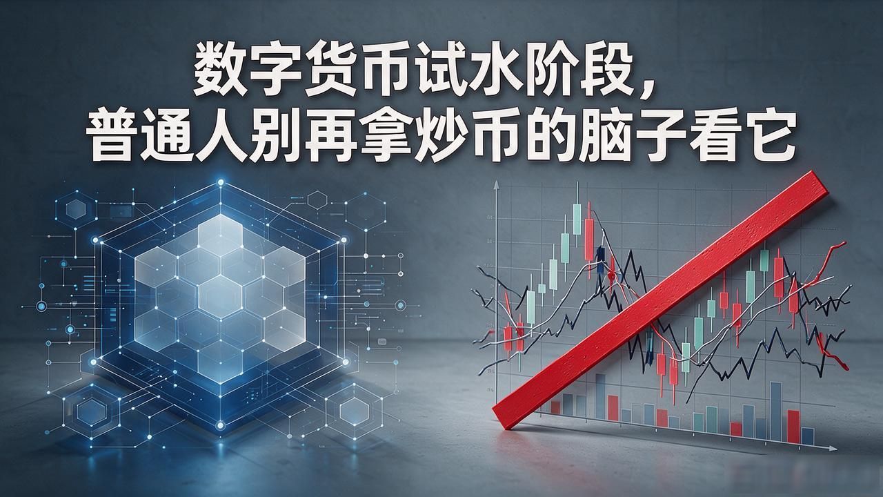 数字货币试水阶段，普通人别再拿炒币的脑子看它