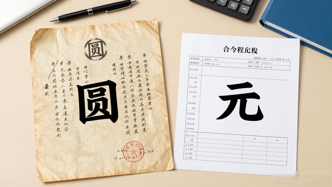 货币大写金额不会写？一文讲清元和圆的区别
