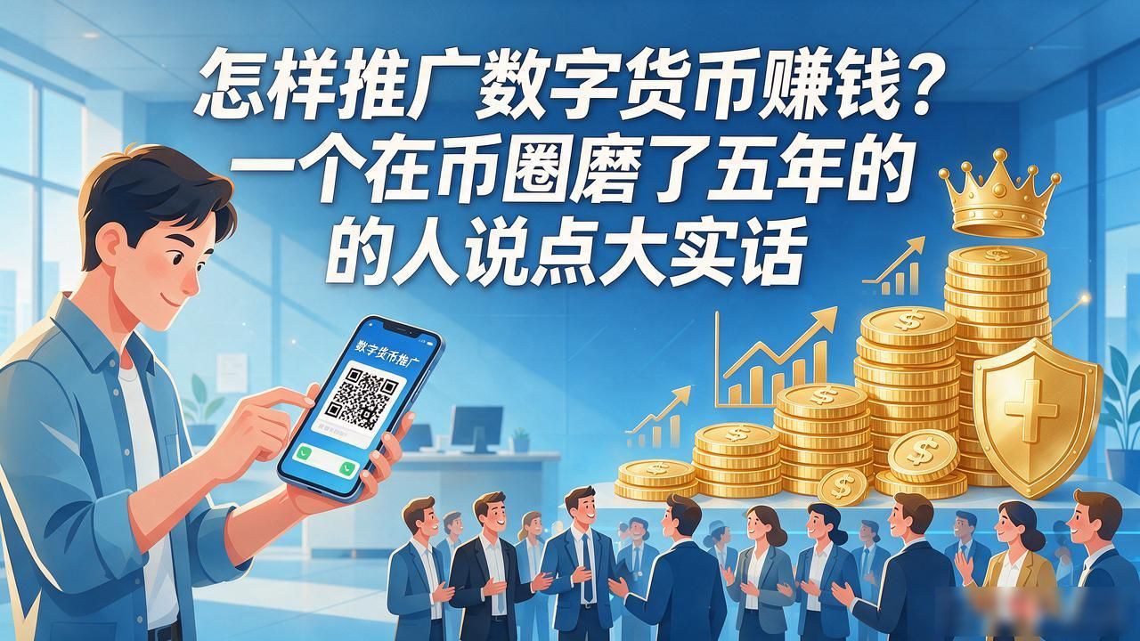 怎样推广数字货币赚钱？一个在币圈磨了五年的人说点大实话