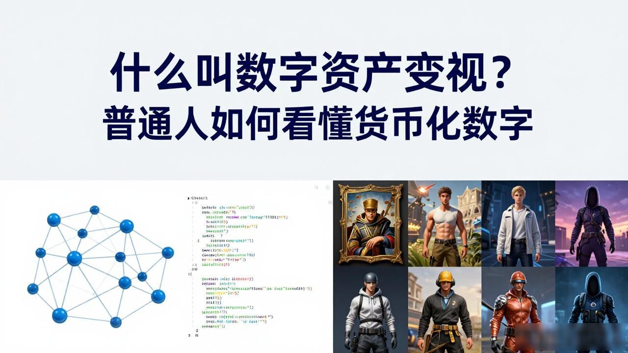 什么叫数字资产变现?普通人如何看懂货币化数字