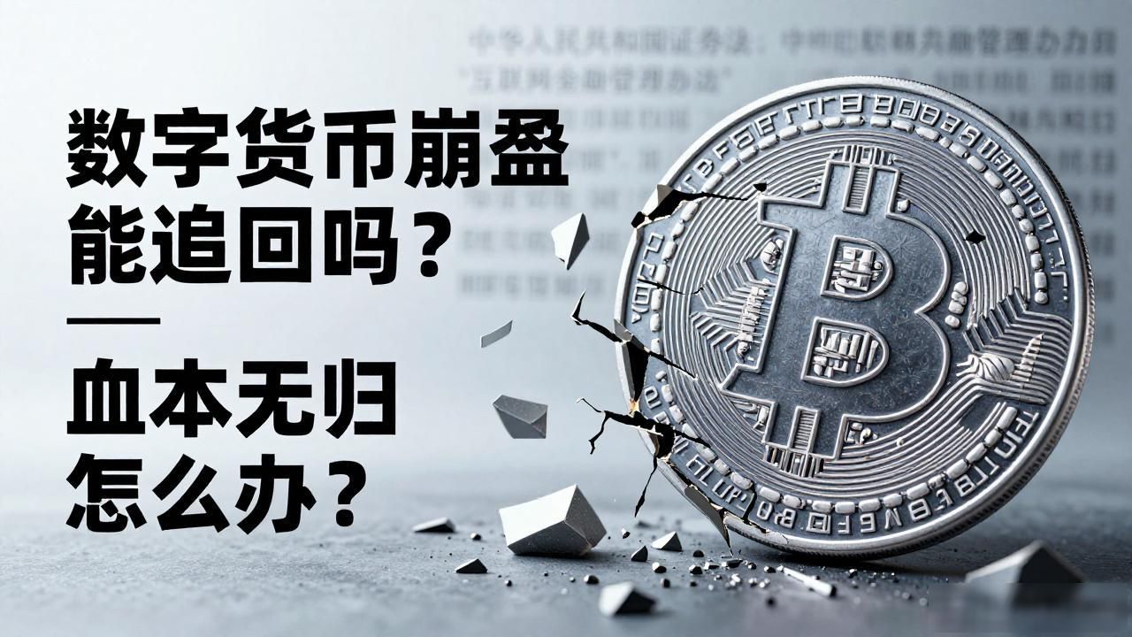 数字货币崩盘能追回吗？血本无归怎么办？