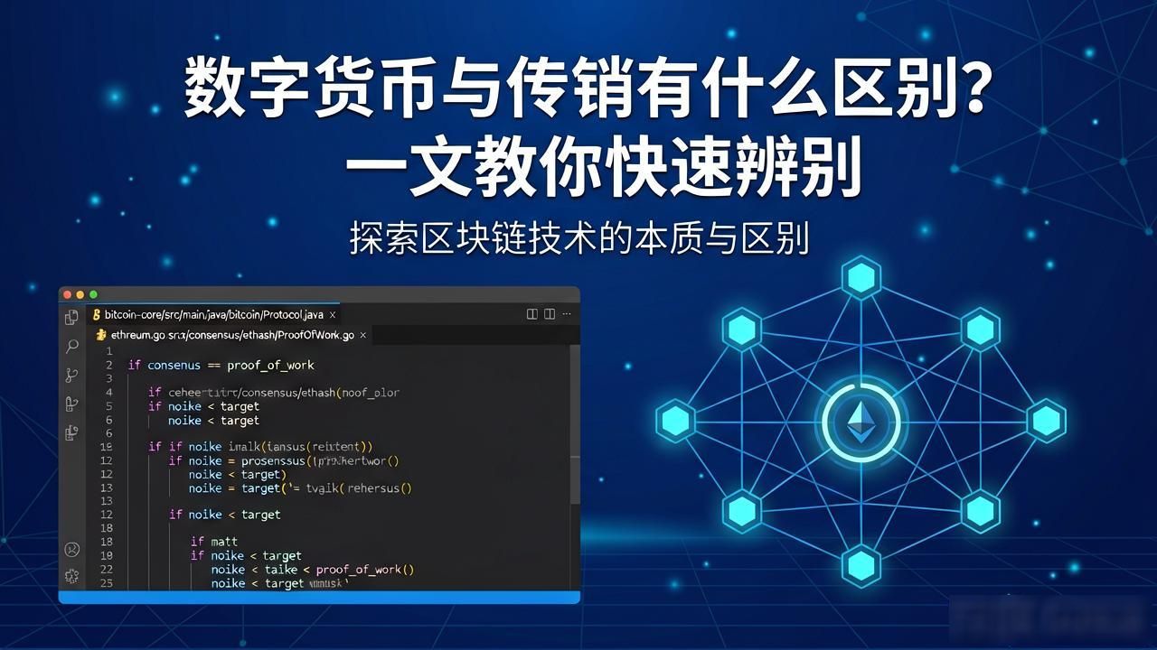 数字货币与传销有什么区别?一文教你快速辨别