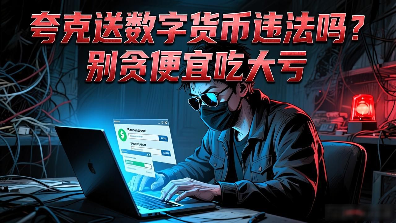 夸克送数字货币违法吗？别贪便宜吃大亏