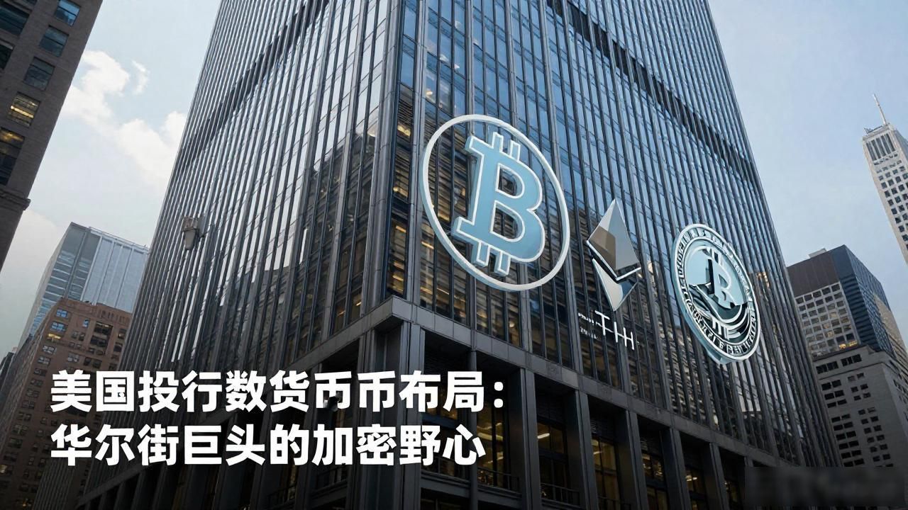 美国投行数字货币布局：华尔街巨头的加密野心