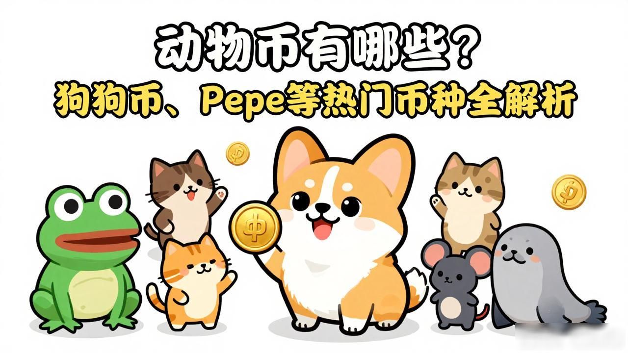 动物币有哪些?狗狗币、Pepe等热门币种全解析