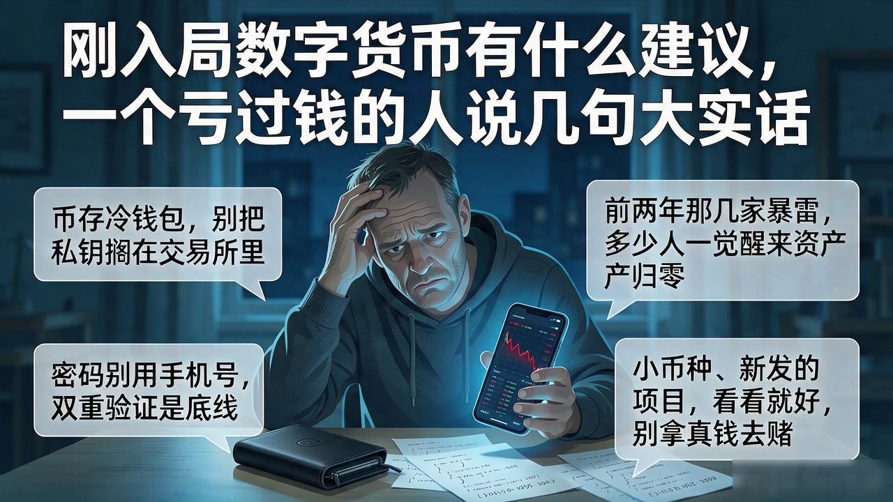 刚入局数字货币有什么建议,一个亏过钱的人说几句大实话