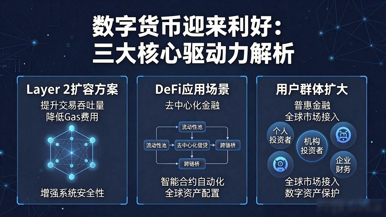 数字货币迎来利好:三大核心驱动力解析